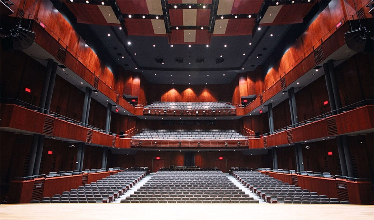 Intérieur d'une salle d'opéra